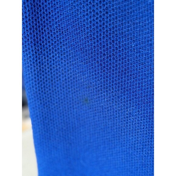 Vintage Epic Steven Womens Top Skirt Suit Large Cobalt Blue Wool Beaded 80s - Picture 14 of 14